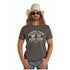 P9-7409 Rock & Roll Denim Mens Dale Brisby Rodeo Time Graphic Tee