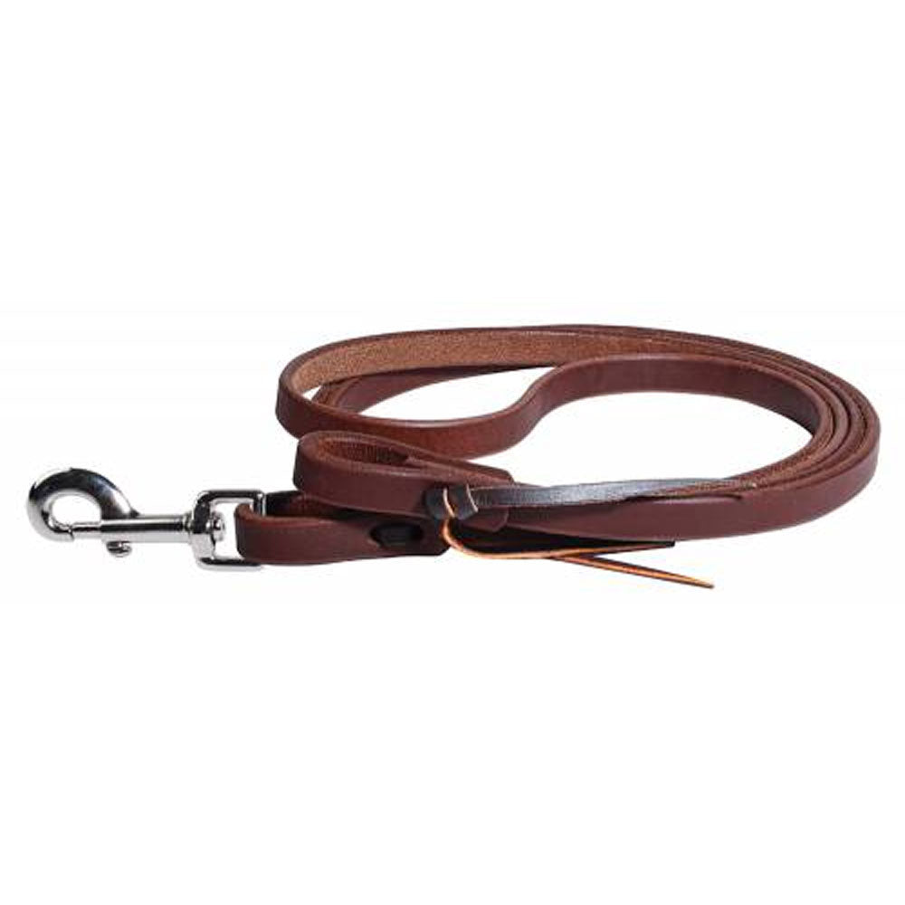 RH7080HO Professionals Choice Ranch Heavy Oil 1/2 Harness Leather Roping Reins w/Snap