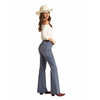 RRWD5MRZU1 Rock & Roll Cowgirl Midrise Striped Denim Trouser