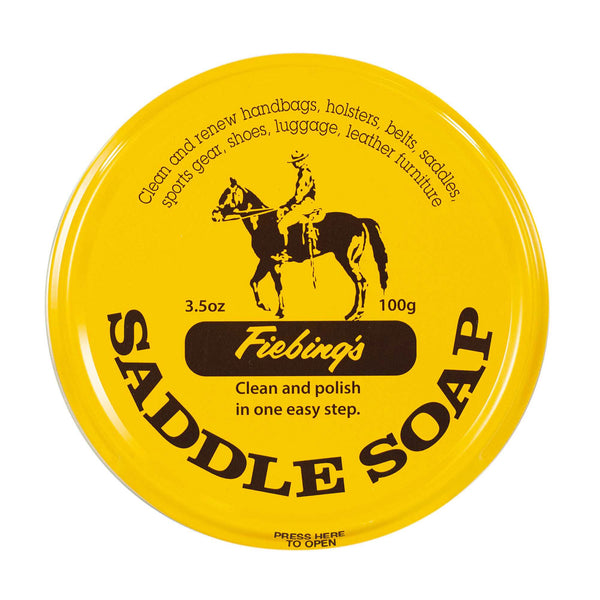 Fiebing's Yellow Saddle Soap Round Tin 12oz