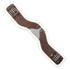 Total Saddle Fit StretchTec Shoulder Relief English Brown Girth with White Fleece