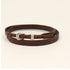 0274402 Twister Hatband Feather Tooled Brown
