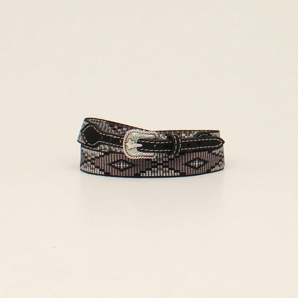 0275501 Twister Hatband Black Ribbon Diamond