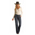 W8H2687 Rock & Roll Cowgirl Juniors High Rise Denim Trouser Jeans