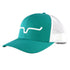 Kimes Ranch Weekly Trucker Cap - Teal & White
