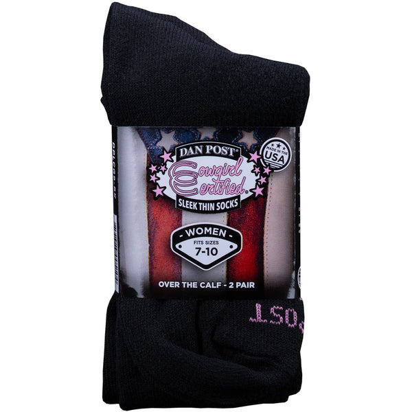 DPLCG Dan Post Women's Over the Calf Lite Socks