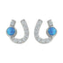 ER3394 Montana Silversmiths Lightfoot Horseshoe Earrings