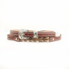 0200302 M&F Western 3/8 Inch Leather and Braided Horsehair Hatband