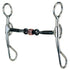 405 Reinsman Argentine 3/8 Inch Smooth Dogbone Snaffle Bit Roller Stage B