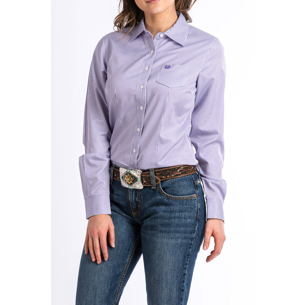 ladies purple dress shirt Women Shirts Turn-Down Collar Full Sleeve Blouse and Tops Light Purple Pocket Female Ladies Shirts Light Purple S at Amazon Women's Clothing store