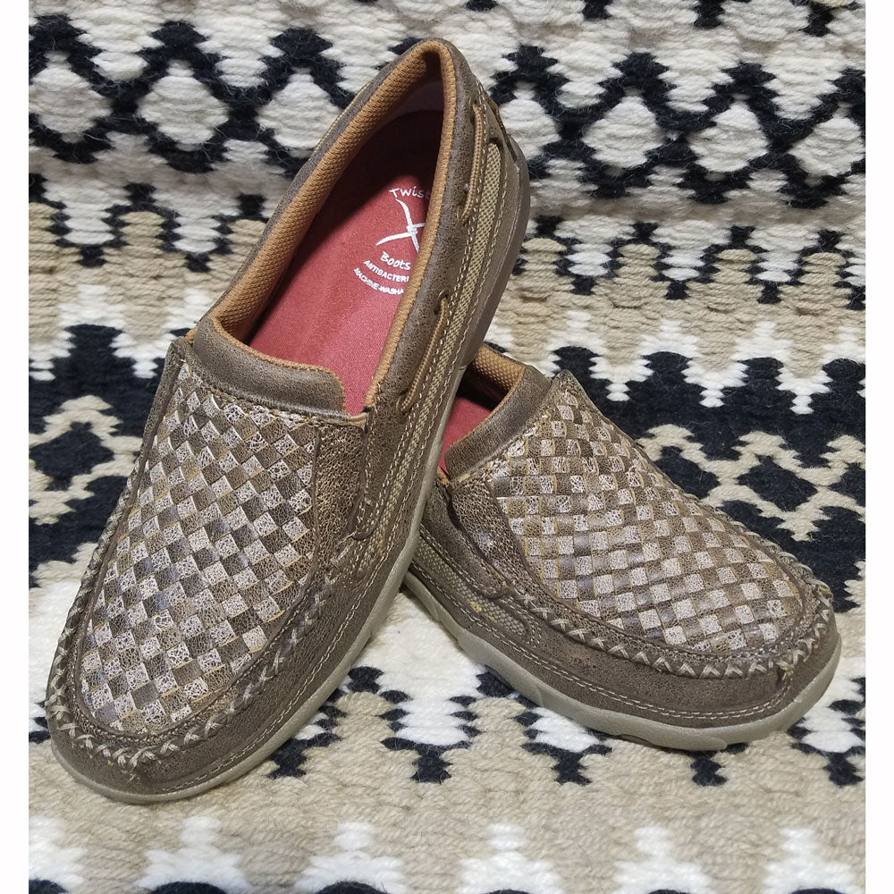 SMUWDMS7 Twisted X Limited Edition Basket Weave Driving Moc