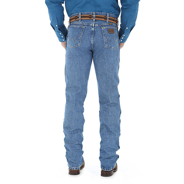 47MWZSW Wrangler Men's Premium Performance Cowboy Cut Jeans Stone Wash