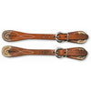 0788-0069 Circle Y Men's Spur Straps Harness Leather with Rawhide Tips
