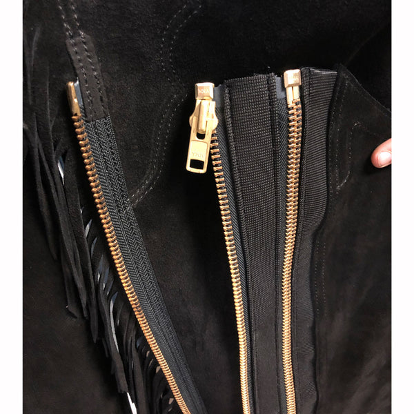 Wire Horse HH Chap Zipper Insert - Black Adds 2 Inches to your chaps
