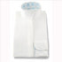 L610N Ladies RJ Classics Prestige Collection White Hunt Blouse Blue Argyle Trim Wicking/Stretch