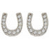 ER808 Montana Silversmiths Crystal Clear Stuck on Luck Post Earrings