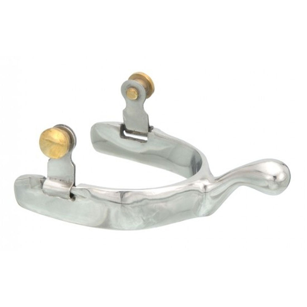 78-5829L Kelly Silver 3/4" Band Star Humane Cutting Spur Ladies Size