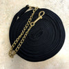 464906 Centaur® Padded Lunge Line with Chain - Black