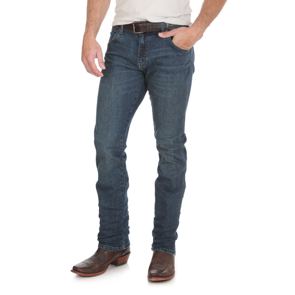 88MWZPD Wrangler Men's Retro® Slim Straight Leg Jean Color: Portland