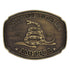 A515C American Gadsden Don't Tread on Me Heritage Attitude Buckle Montana Silversmiths
