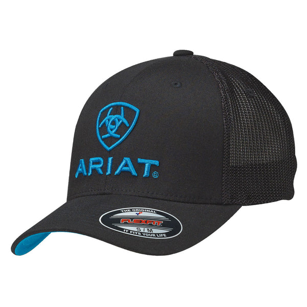 1502301 Ariat Men's Flexfit Cap - Black