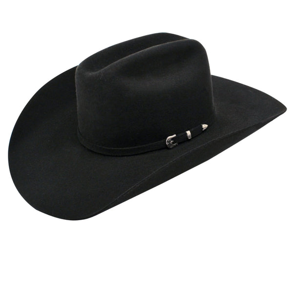 A7520601 Ariat Adult 3X Black Wool Felt Western Hat