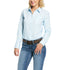 10030656 Ariat Women's Wrinkle Resist Kirby Stretch Shirt L/S September Sky