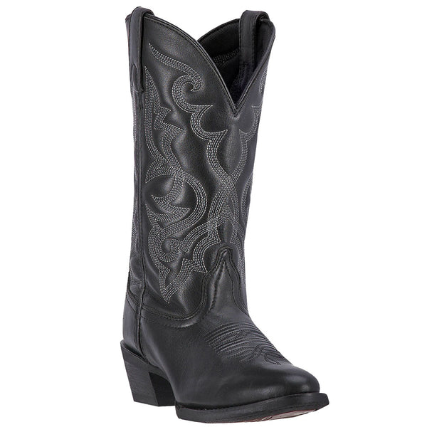51110 Laredo Women's Maddie Leather Western Cowboy Boot Black