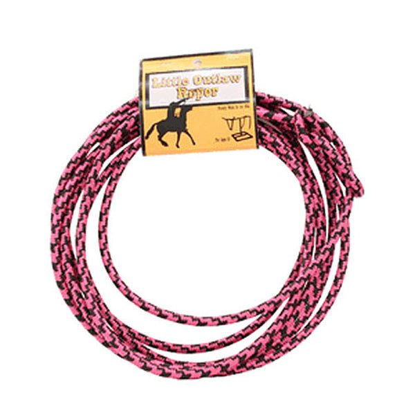 5010329 Little Outlaw Pink & Black Western Rope by M& F Products