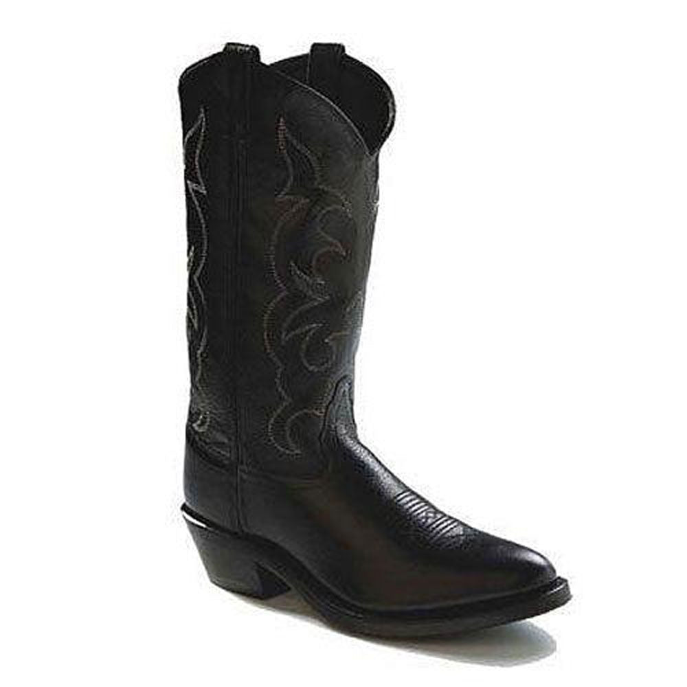cowboy dress boots TBM3010 Old West Men's Pointed Toe Boots - Black