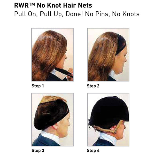 467991 RWR No Knot Hair Nets Several Colors
