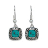 ER1263 Montana Silversmiths Blue Earth Turquoise Drop Earrings
