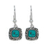 ER1263 Montana Silversmiths Blue Earth Turquoise Drop Earrings