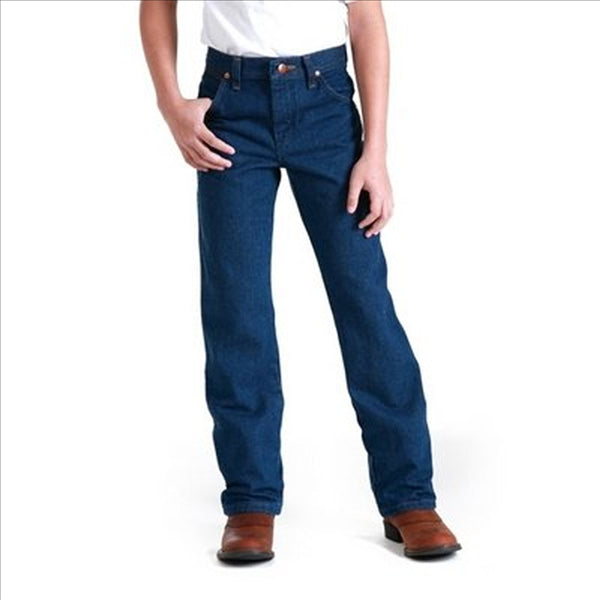 13MWZBP Wrangler Boys Original Fit Jeans Prewashed Indigo Sizes 8-18