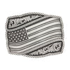 A590S Classic Impressions Waving American Flag Attitude Buckle Montana Silversmith