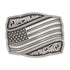 A590S Classic Impressions Waving American Flag Attitude Buckle Montana Silversmith