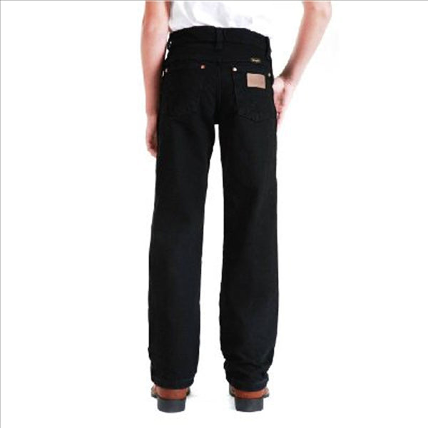 13MWBBK Wrangler Boys Original Fit Jeans Black Sizes 8-16