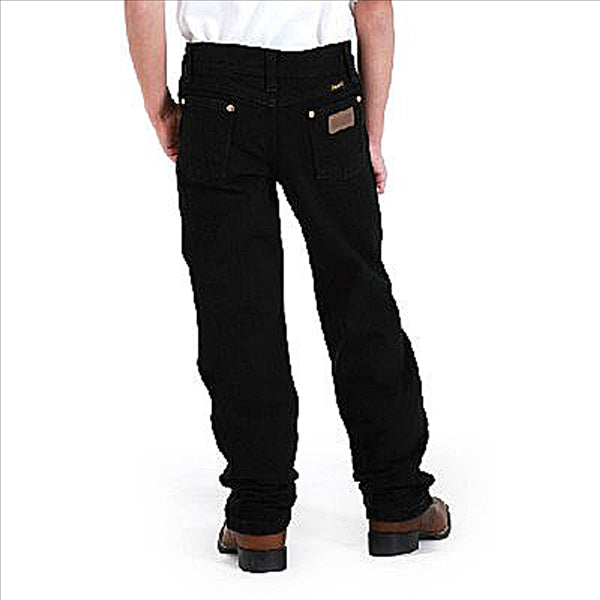 13MWJBK Wrangler Boys' Original Fit Jeans Black Sizes 1-7