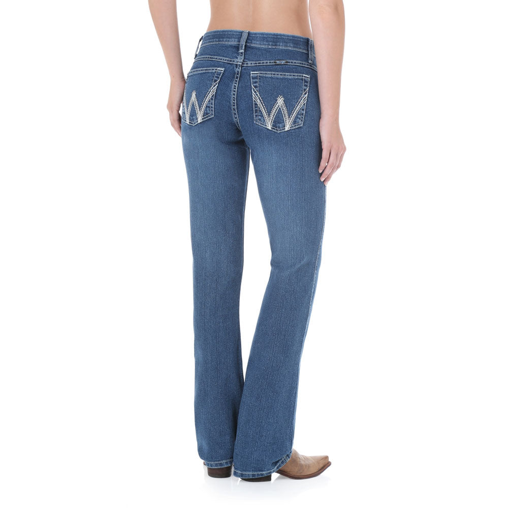 WCV20MS Wrangler Women's Ultimate Riding Jean With Cool Vantage Q-Baby Dark Blue
