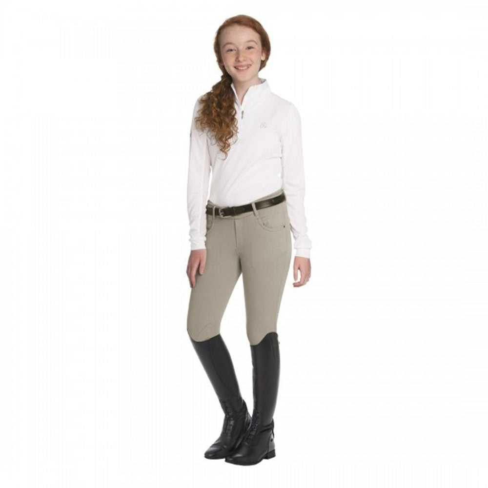 470184 Ovation Child's Euro Melange Breech - Neutral Beige