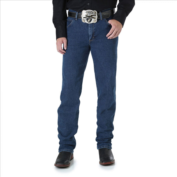 47MACMS Wrangler Mens Premium Performance Advanced Comfort Cowboy Cut Regular Fit Jeans Mid Stone