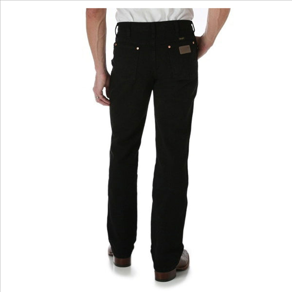 936WBK Wrangler Men's Cowboy Cut Slim Fit Jeans Shadow Black
