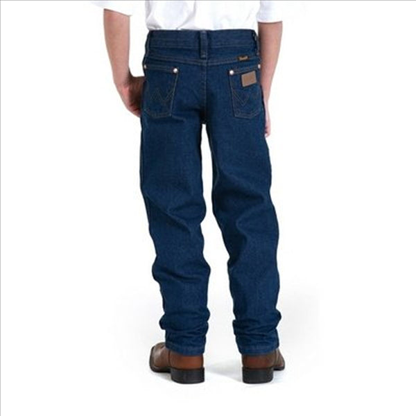 13MWZJP Wrangler Boys Original Fit Jeans Prewashed Indigo sizes 1-7