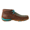 WDM0072 Twisted X Women's Driving Moc With Turquoise Detail