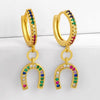 Over The Rainbow Equisite Good Luck Earrings