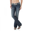 WHX17EV Rock 47 By Wrangler Women's Fashion Jean - Sits Above Hip - Color: Ever After